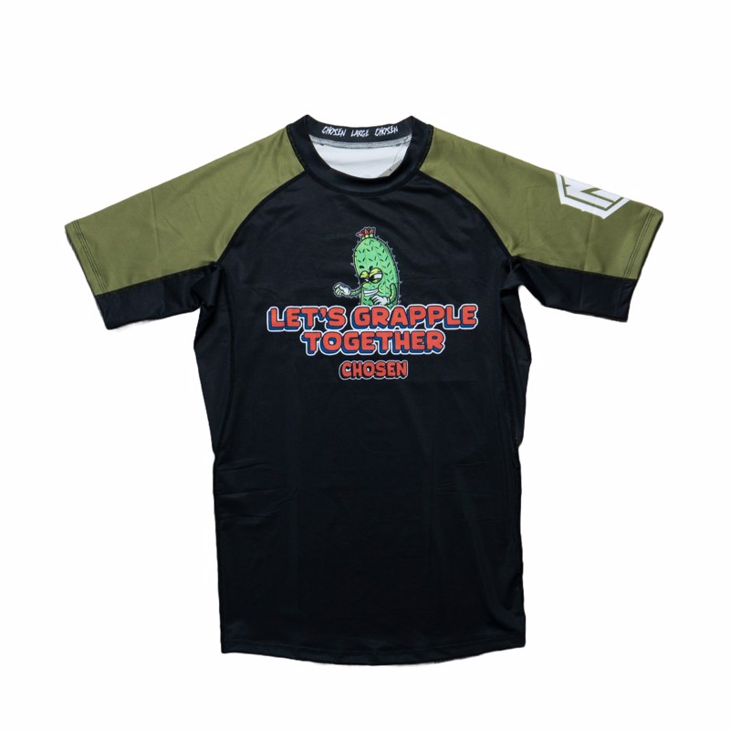 CHOSEN Lets Grapple Rashguard - black